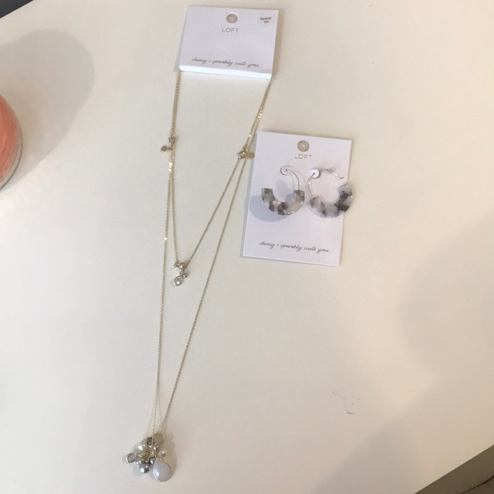 The Loft necklace/earings set